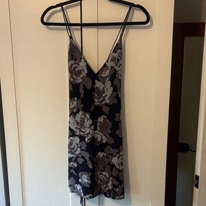 Wilfred Navy and Taupe Floral shorts set